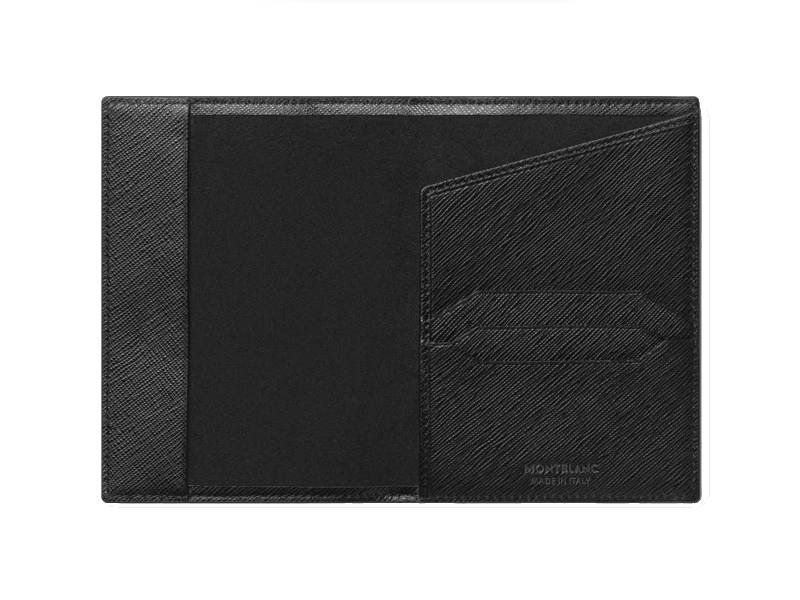 BLACK PASSPORT HOLDER SARTORIAL MONTBLANC 130746